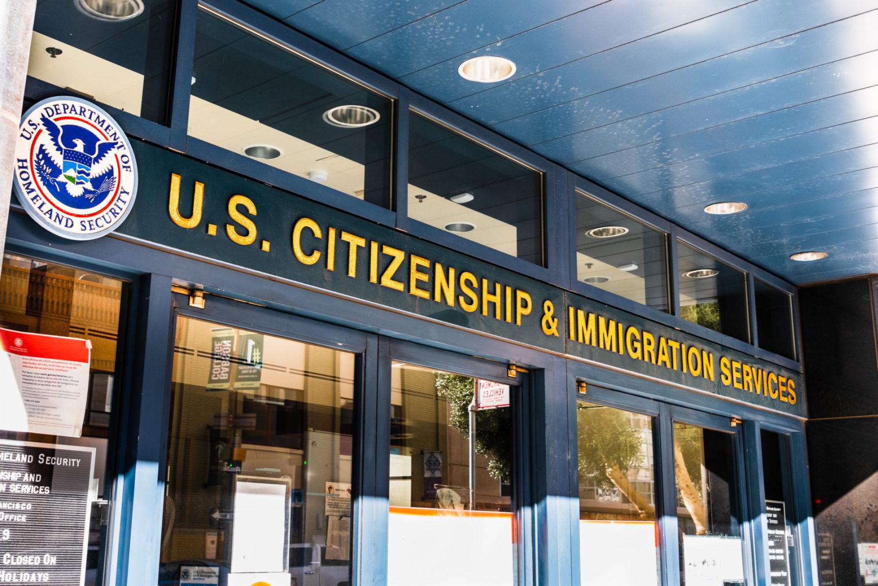 does uscis visit home on weekends